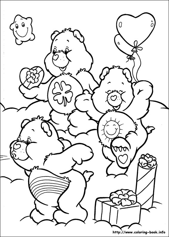 The Care Bears coloring picture